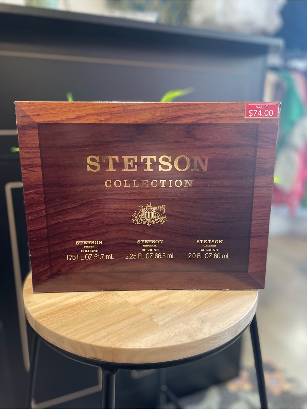 Stetson Collection Gift Box — Brown and Gold